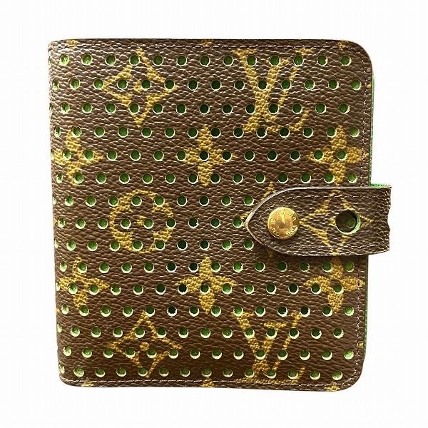 Louis Vuitton Monogram Perfot Compact Zip M95218 Veil Bifold Wallet Unisex