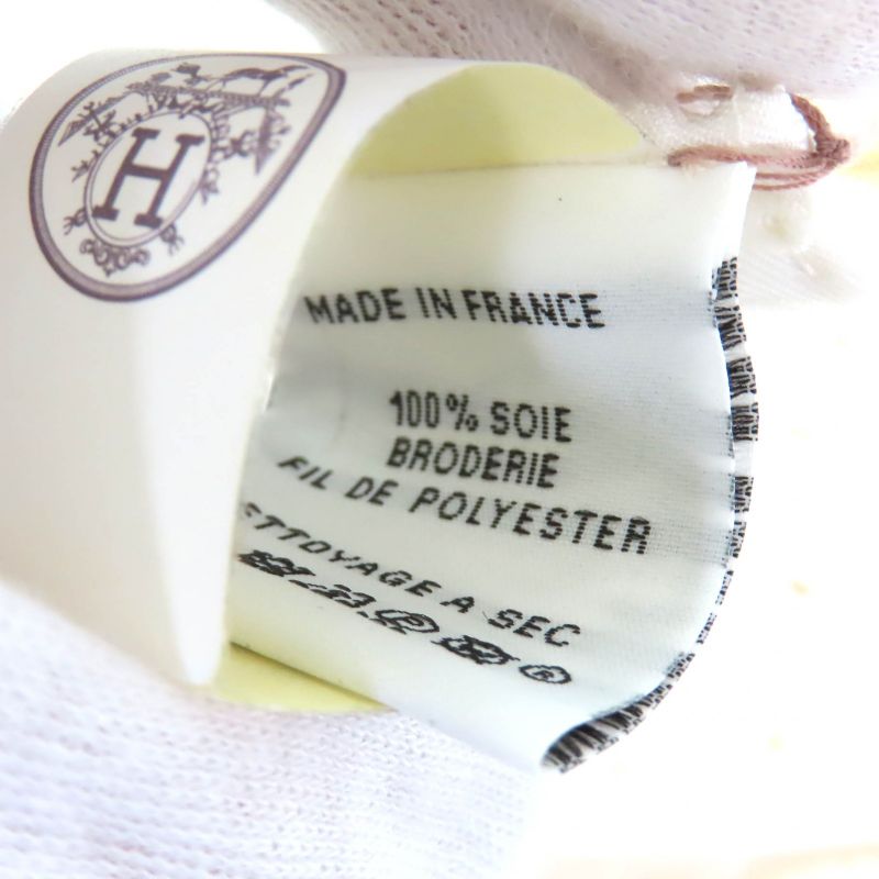 Hermes 983529s Brides De GALA Ceremonial Maitre D' 100% Silk Blanc/noir Carré