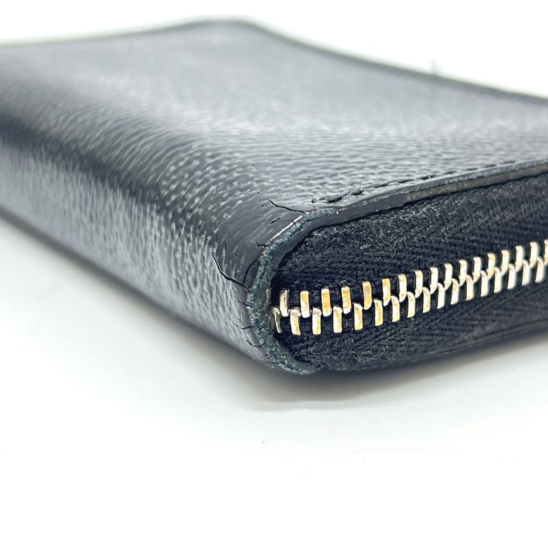 Louis Vuitton Coin Case Graphite Zippy Coin Purse N63076 Damier Graphite Canvas