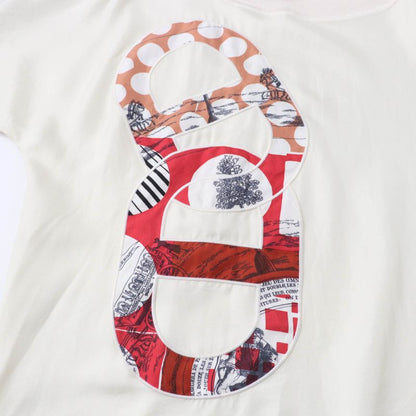 Hermes 22SS 2e2826ds 100% Silk Twill Raine Chaine D'ancre Short Sleeve Knit