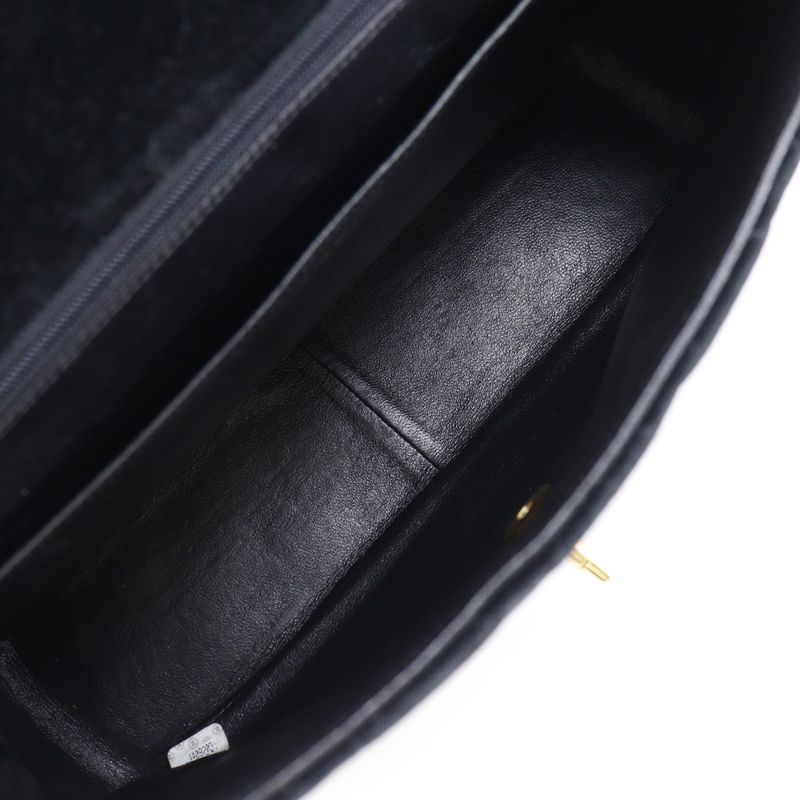 Chanel Chain Shoulder Matelasse 30 Velour Black Shoulder Bag