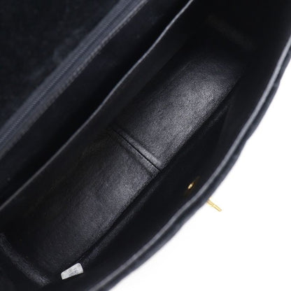 Chanel Chain Shoulder Matelasse 30 Velour Black Shoulder Bag