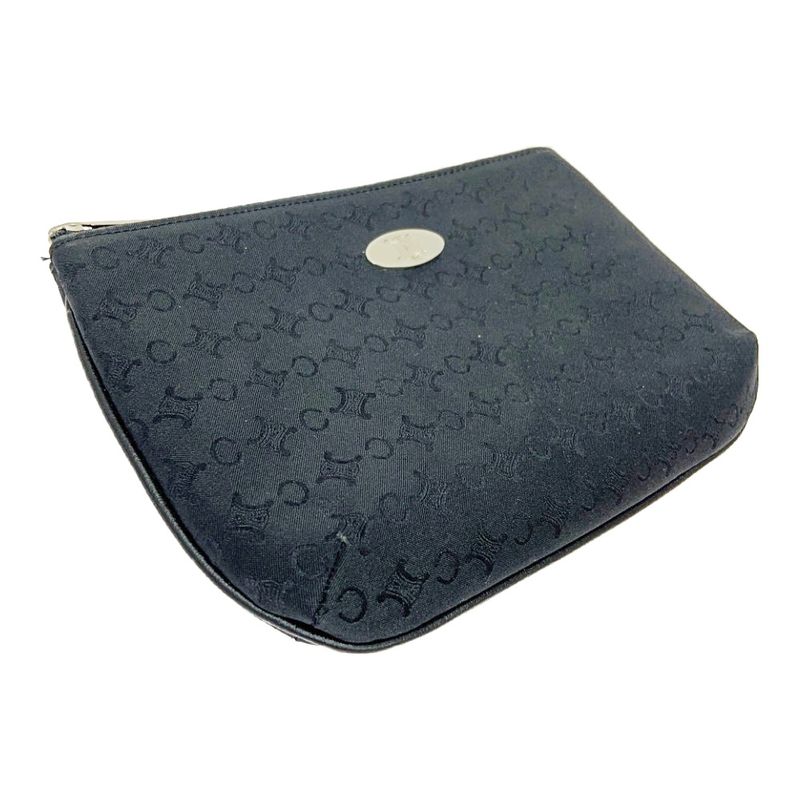 Celine Nylon Macadam Pouch Black 406449 Pouch