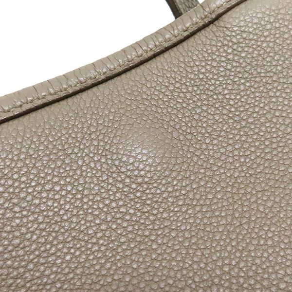 Celine 2way Bag Small Fold Cabas Leather Glazed Gold Hardware Gray Beige