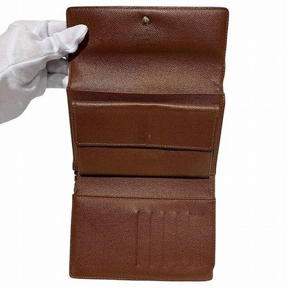 Louis Vuitton Monogram Porte Trésor Etui Chequier M61200 Trifold Wallet Unisex