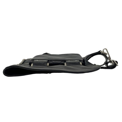 Chanel Shoulder Bag Jacket Black Silver Hardware / Coco Mark / Matelasse