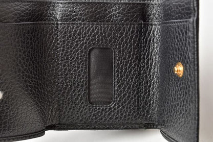 Unused Gucci Mini Wallet Trifold Fold Wallet 524672 Black