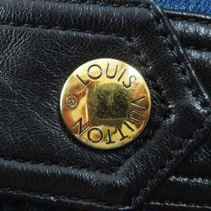 Louis Vuitton 21SS Giant Monogram Front Zip Sleeveless Denim Dress Indigo Blue