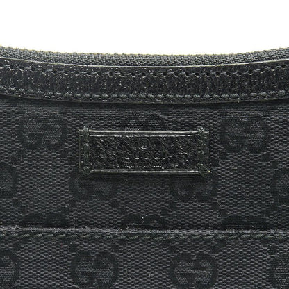 Gucci Shoulder Bag 114272 GG Canvas Black Crossbody