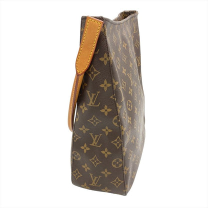 Louis Vuitton Looping GM Shoulder Bag Monogram Canvas M51145 Brown Gold