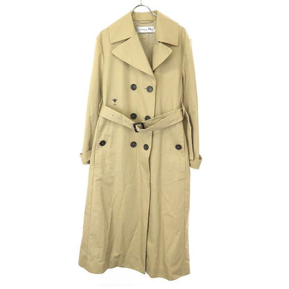 Christian Dior Bee Embroidered Trench Coat 8e27806a1332 Beige It44