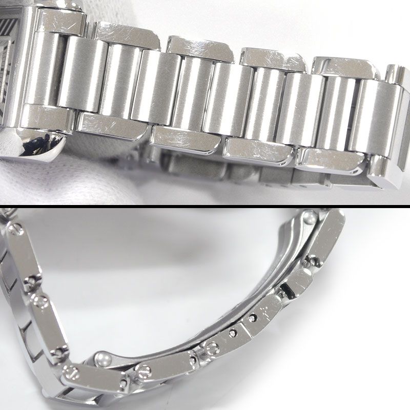 Cartier Tank Anglaise SM W5310022 Silver Dial Ladies