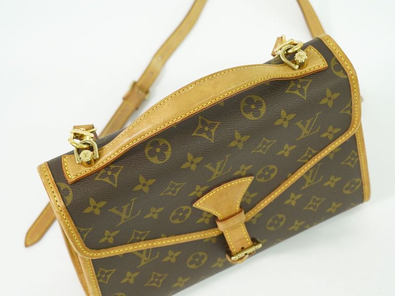 Authentic Louis Vuitton LV Bel Air Monogram 2WAY Shoulder Bag Handbag Pochette