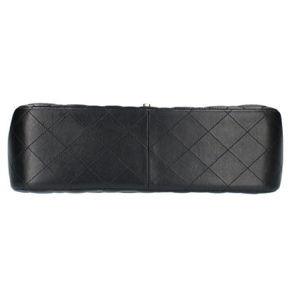 Chanel Deca Matelasse 30 Double Flap Lamb Skin Shoulder Bag Men's