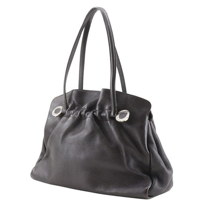 Bvlgari Twisted Calf Dark Brown Women's Tote Bag