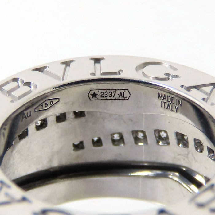 Bvlgari Bulgari B-zero1 Legend Diamond Necklace 18K White Gold 750 White Gold