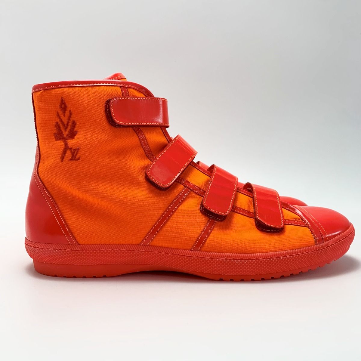 Louis Vuitton High-Cut Sneakers Go0077 Orange No 9 (approx 27cm (10.63in))