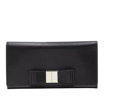 Unused Balenciaga Classic Ribbon Bow Bifold Long Wallet