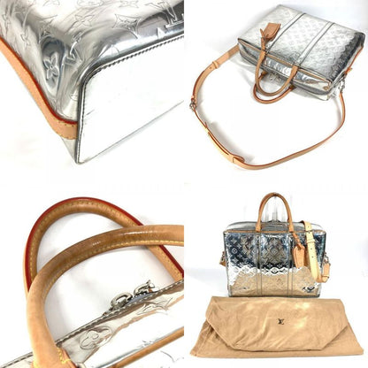 Louis Vuitton Business Bag Neo PDV Porte Documents Voyage M58755 Leather Silver