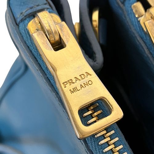 Prada Handbag Saffiano Leather Saffiano Leather Galleria Blue