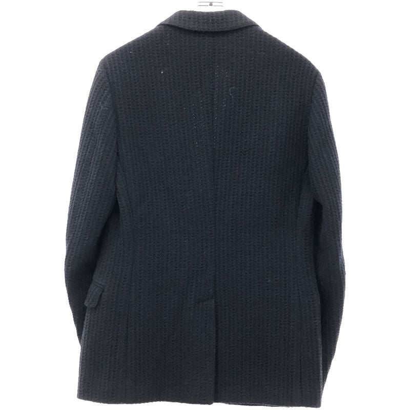 Gucci Wool Knit Tailored Jacket 4jpu51 1dijf0 Black 46