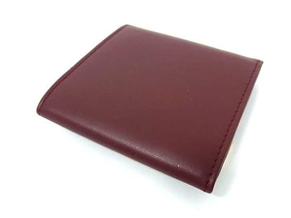Cartier Must Line Leather Coin Case Coin Purse Men's Ladies Bordeaux