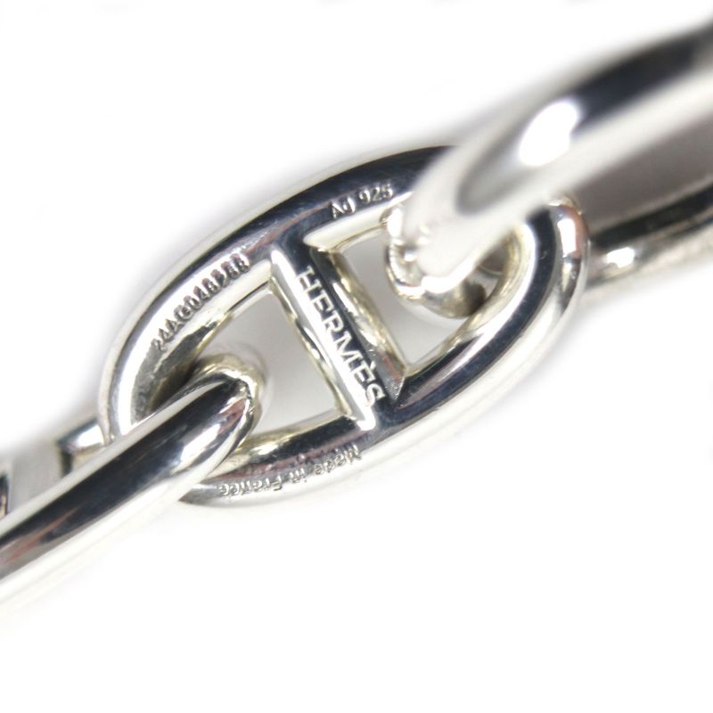  Hermes 2024 24ag046253 Chaine D'ancre GM 16-frame Bracelet Ag925 Silver With