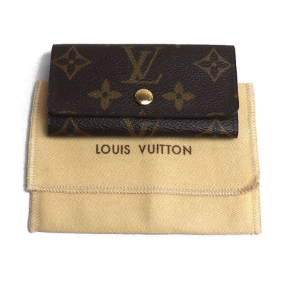 Louis Vuitton Multicles 4 Key Case Monogram Brown M62631 Ra1151 Ladies Preowned