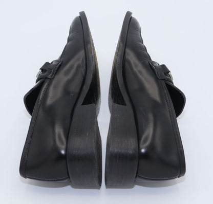 Gucci Sherry Line Square Toe Bit Loafers Women's 35 1 2 C 100 0493 Black Made