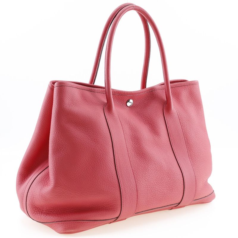 Hermes Garden Party PM Country Bougainvillea Pink □N Ladies Tote Bag