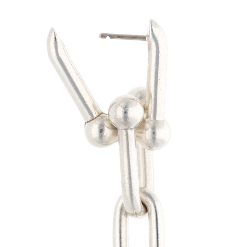Tiffany & Co Hardwear Hardware Graduated Link Silver Earrings Men's