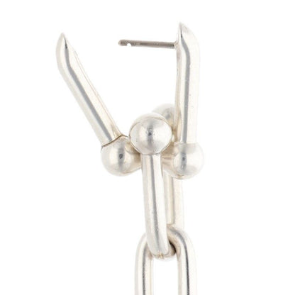 Tiffany & Co Hardwear Hardware Graduated Link Silver Earrings Men's