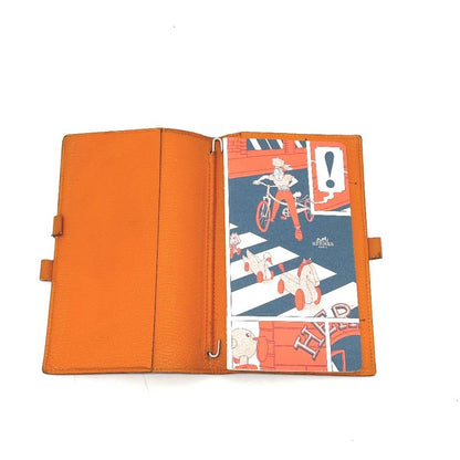 Hermes Notebook Cover Genda Vision Chevre Coromandel Orange