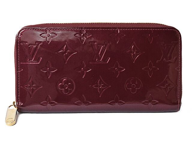 Louis Vuitton Wallet Louis Vuitton Round Zipper Vernis Rouge Fauviste M91536