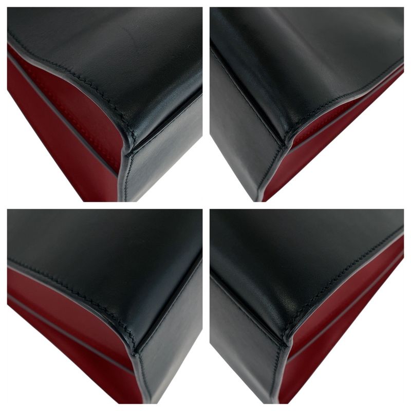 Gucci Bamboo Nim Fair Black Gold Hardware Leather 453764 Handbag Shoulder Bag