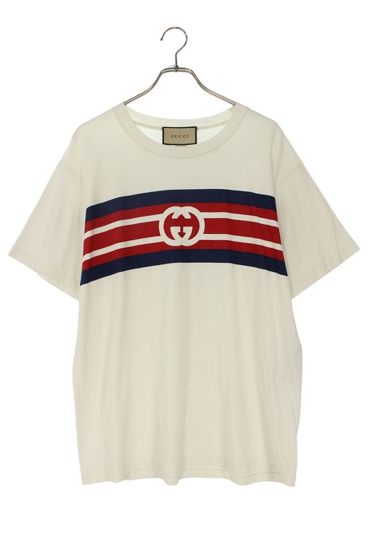 Gucci 616036 Xjdag Interlocking GT Shirt Men's XS