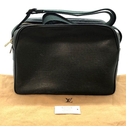 Louis Vuitton Taiga Reporter M30154 Shoulder Bag Green Men's Used 005626
