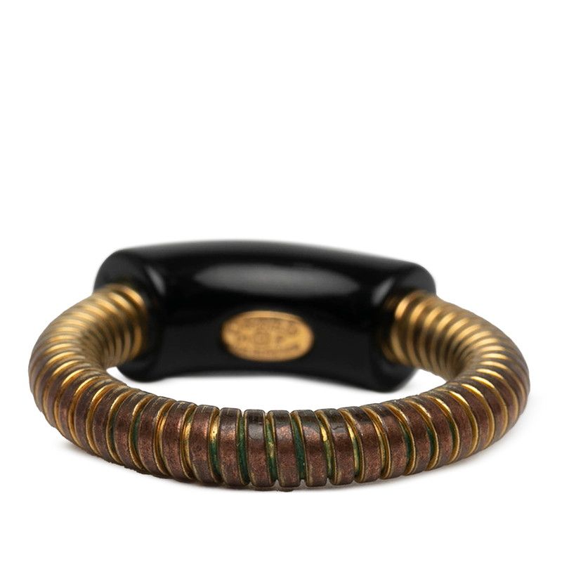 Chanel Logo Gold Black Plated Ladies Chanel