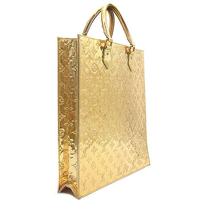 Louis Vuitton Tote Bag Sac Pla Mirror Vinyl Dre Gold Hardware Gold M40268