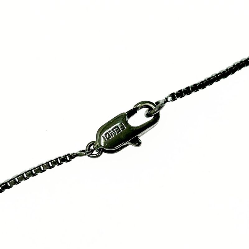Fendi Metal Logo Necklace Black 414176 Necklace