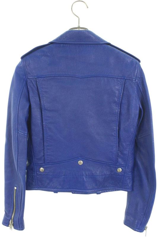 Saint Laurent Paris 397287 Y5qq2 L01 Double Rider Scuff Zar Jacket Women 34