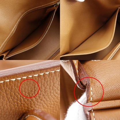 Hermes Birkin 30 Togo Gold Brown □L Ladies Handbag