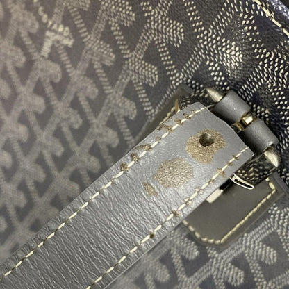 Goyard Shoulder Bag Mali Gallant MM Gray Leather
