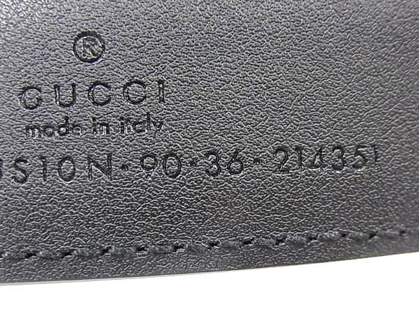 Gucci 709979 Memorable Buckle Leather Flower Pattern Buckle Belt Size 90 36