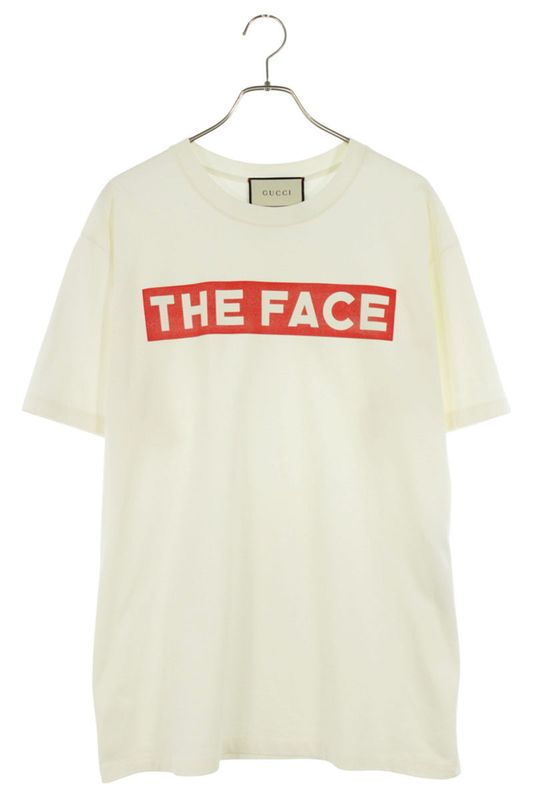 Gucci 565806 Xjbcs THE FACE Printed Oversize T-shirt Men's S