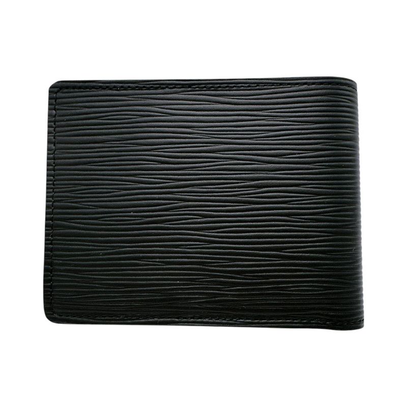 Louis Vuitton M60662 Epi Portefeuille Multiple Fold Wallet Louis Vuitton Black