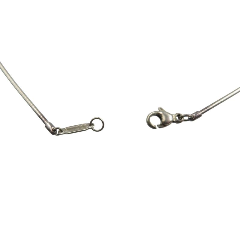 Tiffany & Co Open Cross Square Silver 925 Pendant Necklace 0938 Tiffany & Co