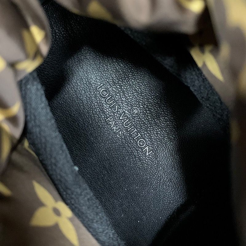 Unused Louis Vuitton Pillow Line Monogram Boots Short Boots Ankle Boots Nylon