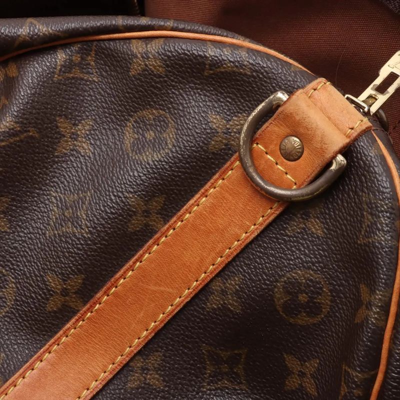Louis Vuitton Monogram Keepall 55 M41424 Leather Boston Bag Business Travel
