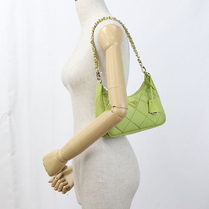 Prada Mini Bag Re-edition 1995 1bc204 2AOS F0v96 Shoulder Bag Nylon Leather